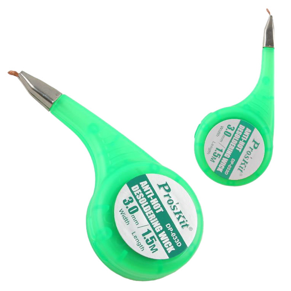 납땜 흡입테이프 3mm 1.5m 솔더웍 PCB수리 수정 디솔더링 납제거용 리무버 와이어 심지 숄더웍 5,100원