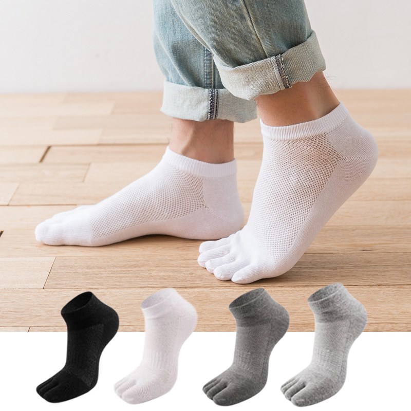 여름 남자 남성발가락양말 시원한 메쉬 바람솔솔 발목 단목 발가락양말 4켤레 10,900원