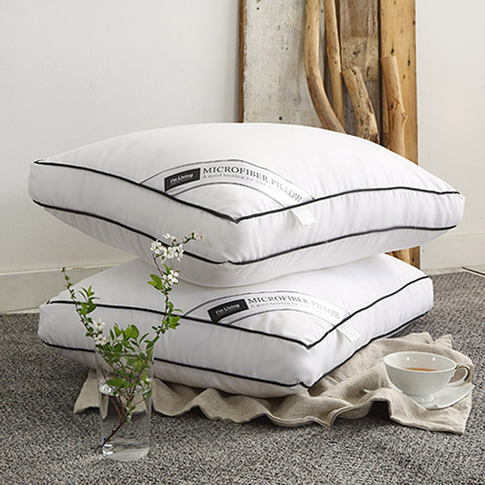 아임리빙 국내제조 중량업 블랙라인 나노 필에버 소프트 마법 베개솜 일반형 34,400원