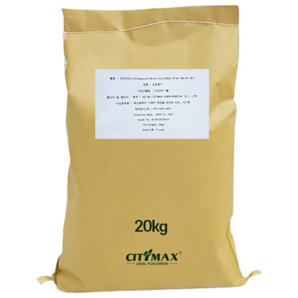 Citymax Free Amino80 20kg 식물성 농사용 유리아미노산 수용성 활력 강화, 1개, 20kg 199,700원