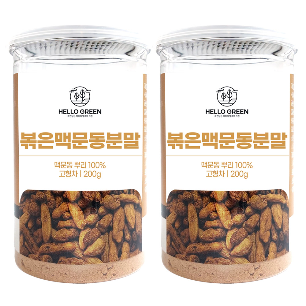 헬로우그린 볶은 맥문동 분말 가루(통) 22,610원