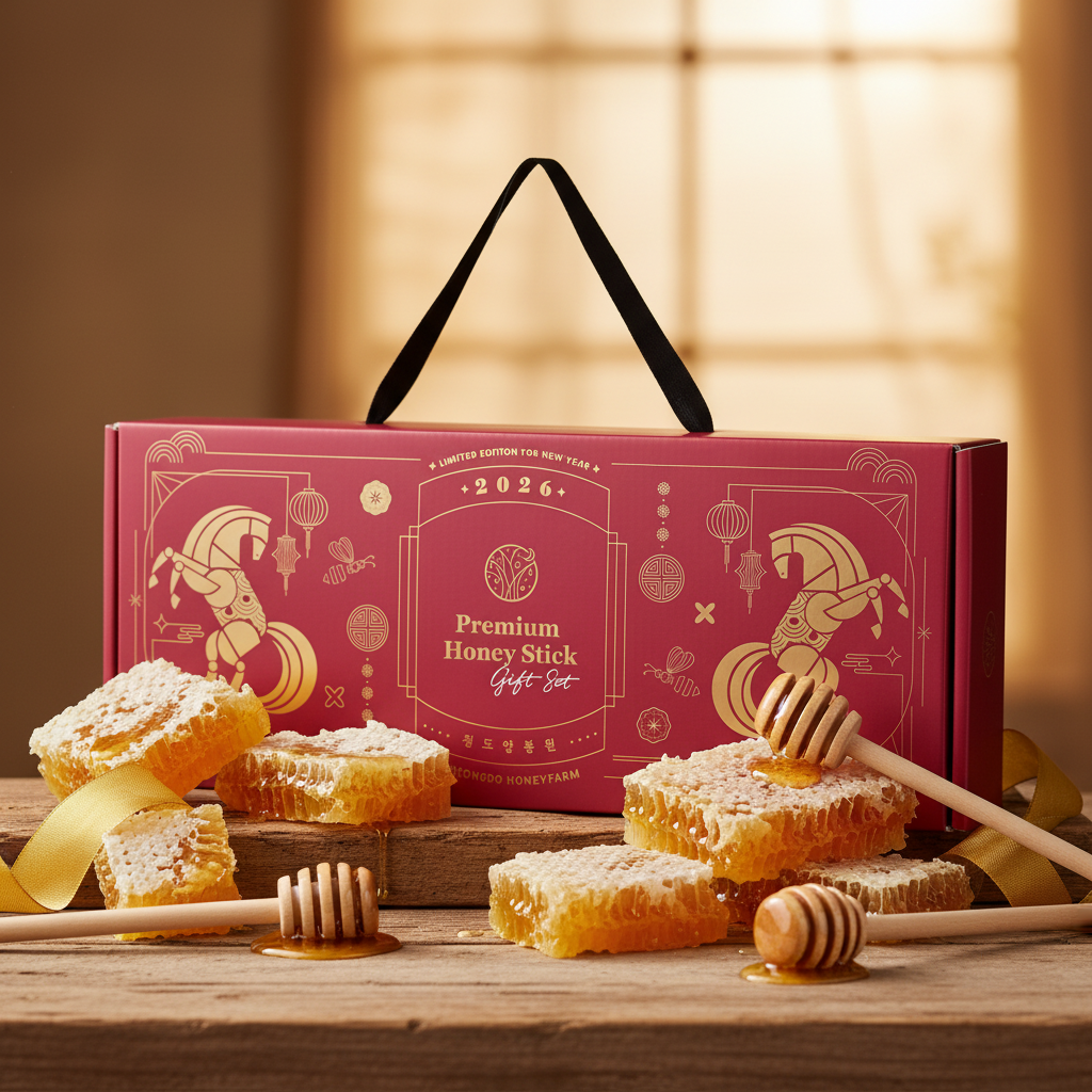 천연 꿀스틱 야생화 벌꿀 프리미엄 설날 선물세트, 40개, 15g 35,840원