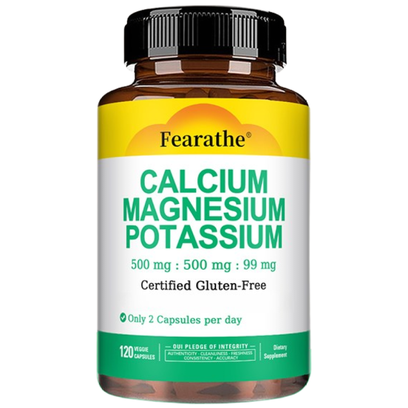 칼슘, 마그네슘, 칼륨 복합캡슐, 미네랄 데일리 보충, 영양 밸런스, Non-GMO 포뮬라, 2개, 60회분 32,300원