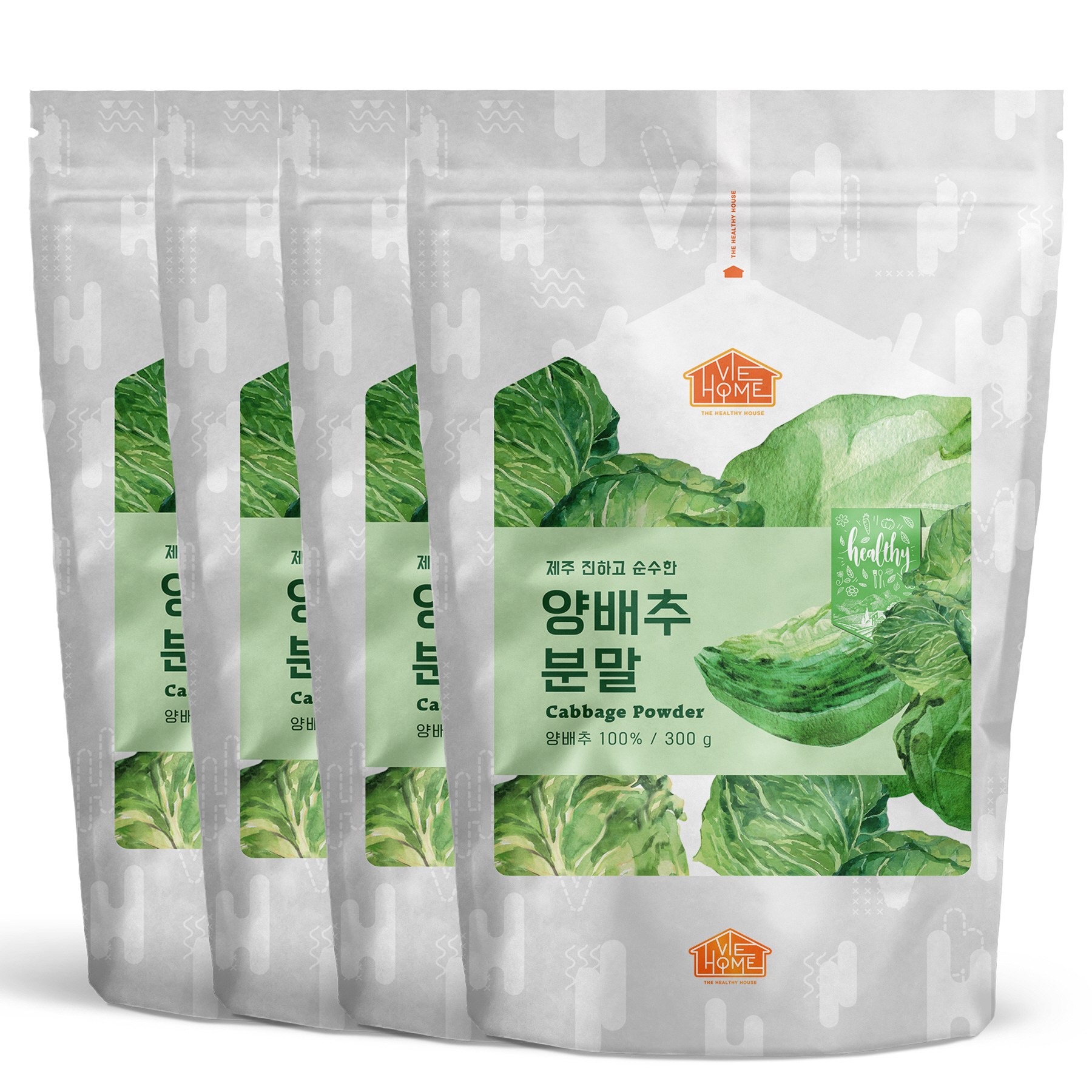건강한우리집비옴 제주 양배추가루, 300g, 4개 40,500원