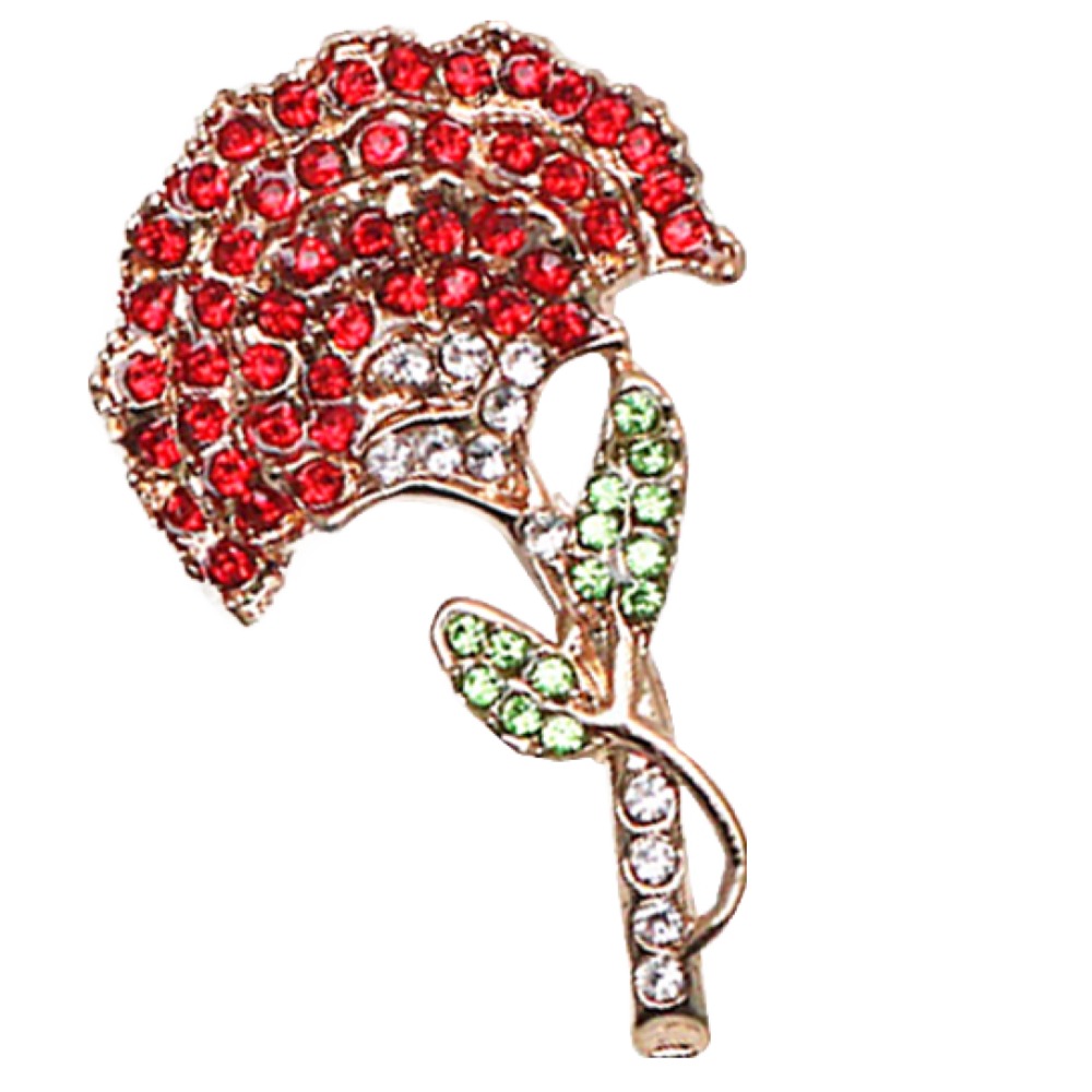 BM11 어버이날 카네이션 브로치 선물 스승의날 진주 큐빅브로치 5,900원