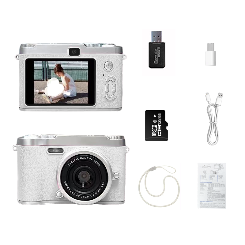 SMABAT 감성 디지털 카메라 듀얼 디지털 카메라 셀카 렌즈 내장 플래쉬 128G SD카드 포함 20,900원