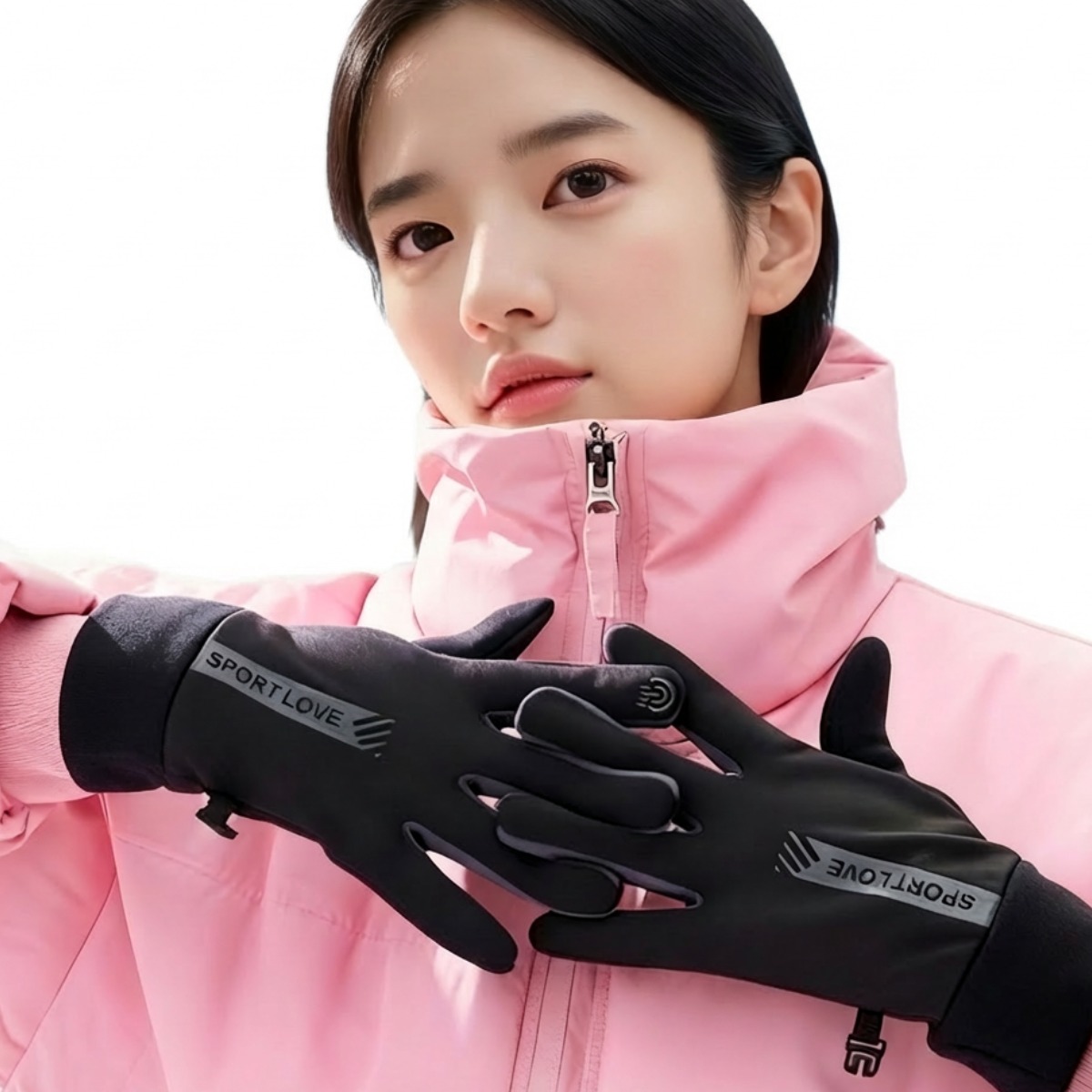 ZHEYE_울이즈쿨 겨울 방한 기모 스마트터치 논슬립 경량 장갑 (등산 러닝 자전거 스포츠  산책용) 4,900원