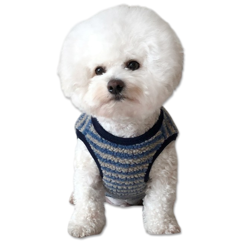 바이담수미 숑숑 단가라 강아지 조끼 28,500원