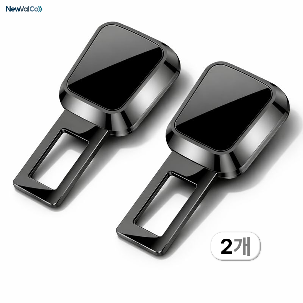 뉴밸코 차량용 프리미엄 안전벨트 연장클립 2p, 2개, 블랙 15,900원