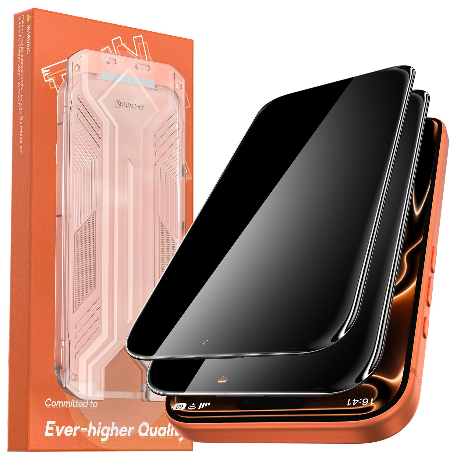 [아이폰 14-17 전기종 호환] 프라이버시 강화유리 2p 세트 | 프로/프로맥스 광시야각 풀커버 9H | 셀프 먼지제거 올맞춤 키트, 사생활 보호 완벽 부착 8,040원