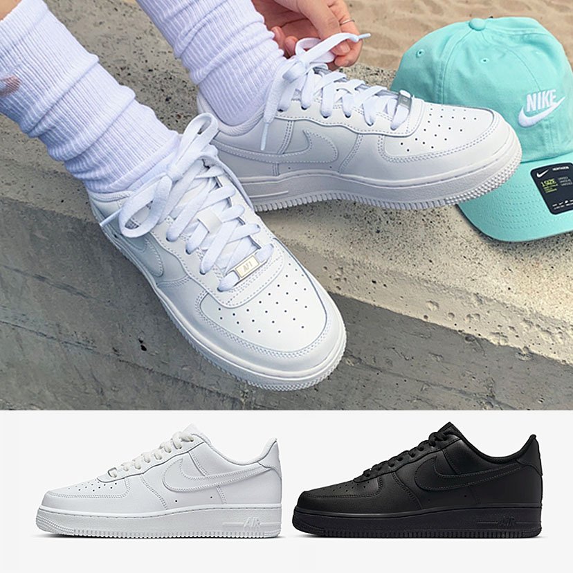 (국내매장판) 나이키 우먼스 에어 포스 1 로우 07 올백 올검 블랙 AS가능 119,000원