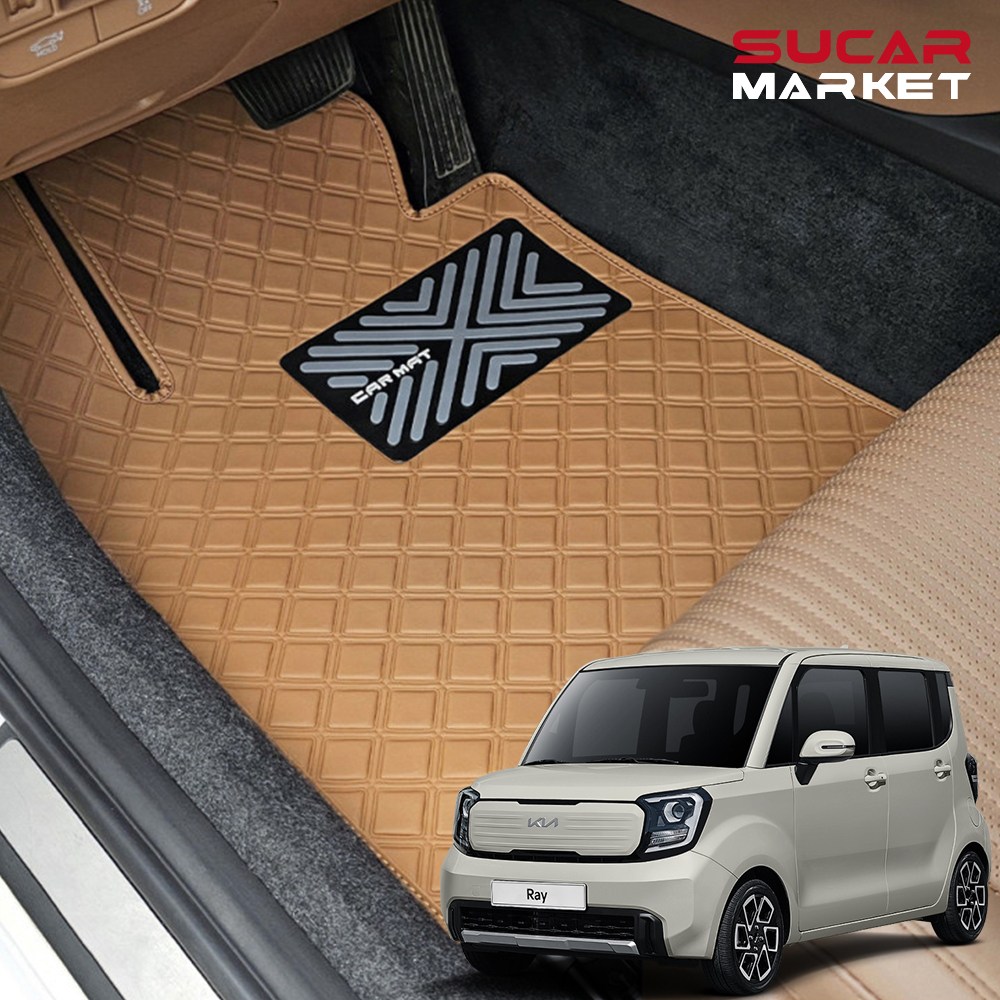카구 더뉴 레이 2025 스퀘어 발매트 SUV 운전석+조수석+뒷자석 트렁크 차박 차량용품 128,000원