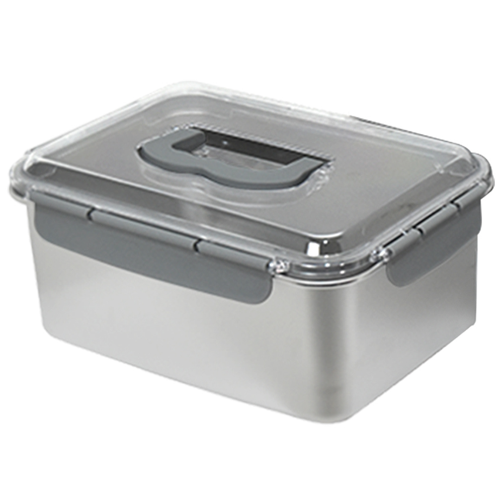 직사각 스테인리스304 스텐 밀폐용기 스테인리스304 김치통 동치미통 다양한 보관용기 4.2L 5.8L 7.2L, 1개, 5800ml 27,300원