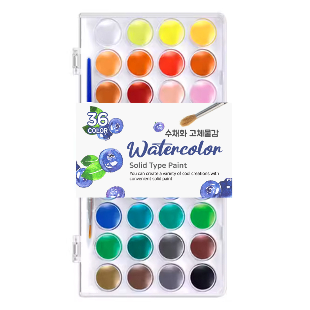 다다 수채화 고체 팔레트 물감 White 5,990원