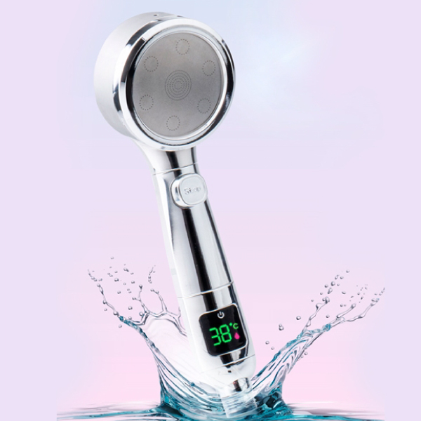 파워샷 퍼펙트 LCD 샤워기 크롬색상 / 수압상승/ 욕실청소/ 온도체크/샤워기/터치 스크린, 크롬, 1개 29,900원