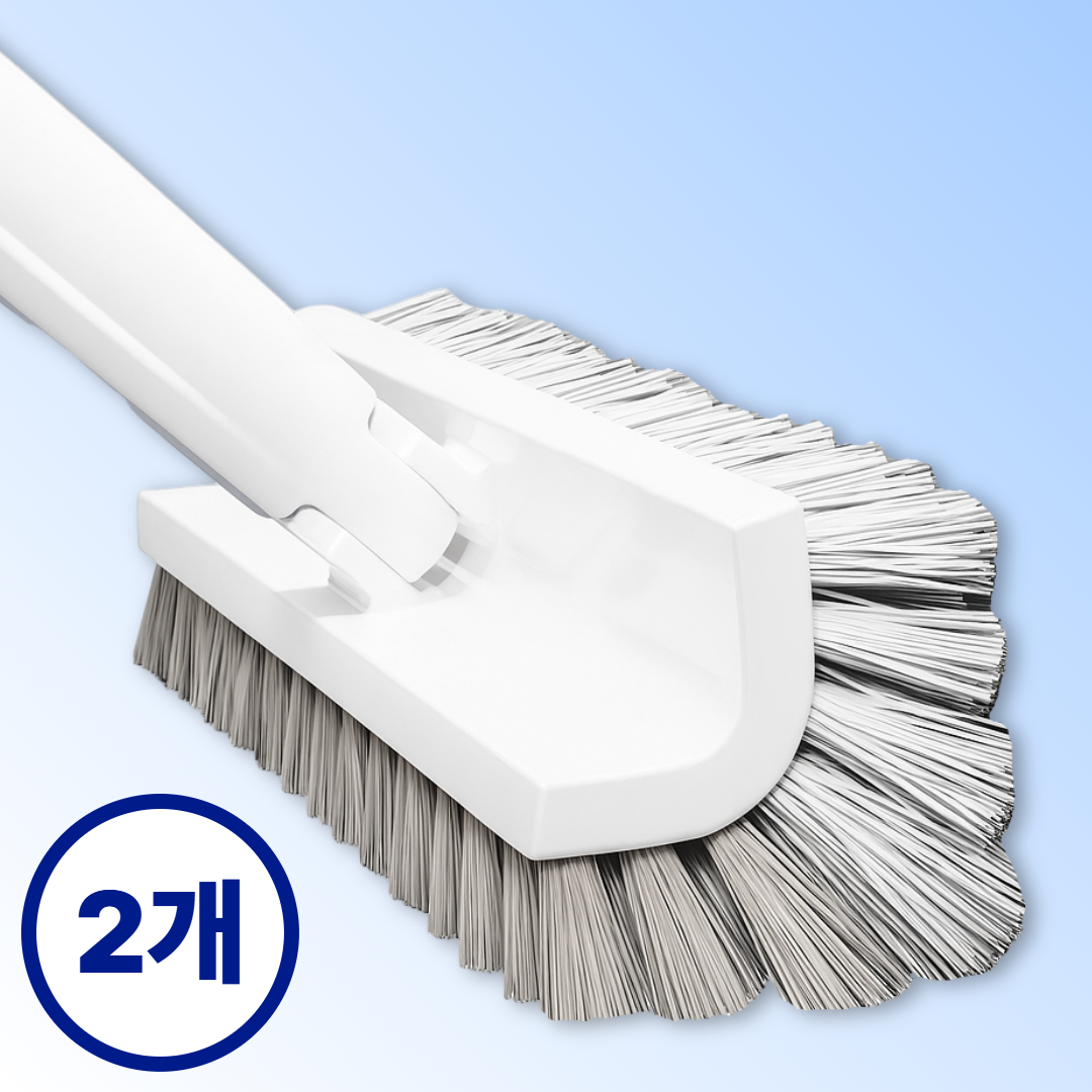 [초간편 청소 + 결과는 전문가급]집안굿 화장실 청소솔 욕실 바닥, 2개, 퓨어화이트 29,990원