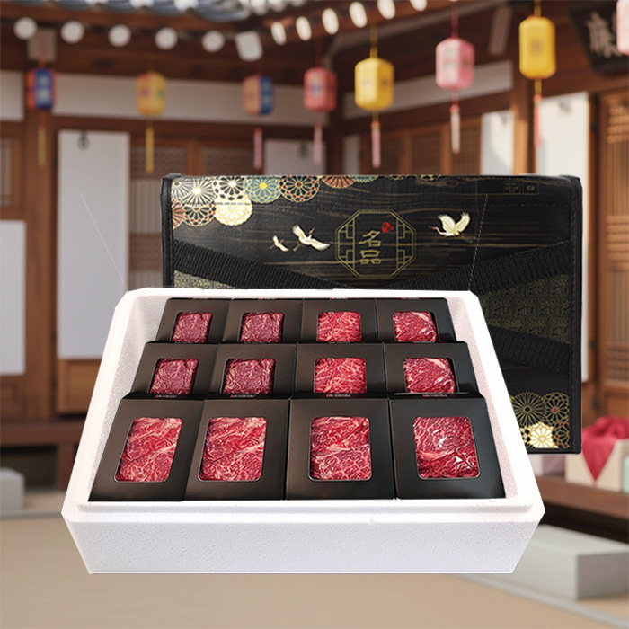 [VVIP 프리미엄] 횡성축협한우 1등급 냉장 등심 2.4kg 한우선물세트 398,390원