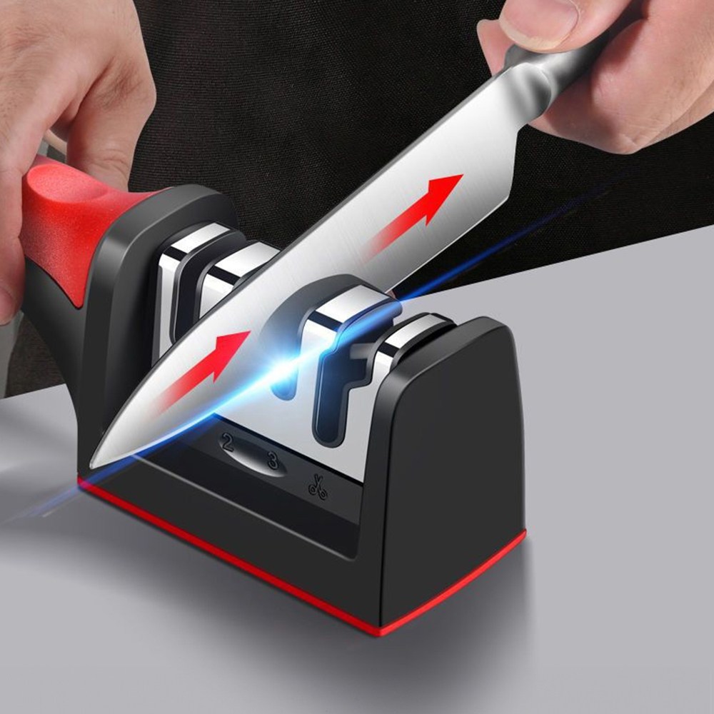 살림살림 4IN1 간편한 칼가위 샤프너 칼갈이 야스리, 1개, 현재가 7,900원