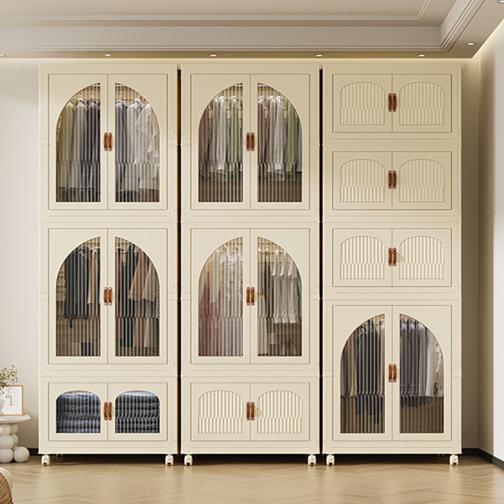 리빙원 원룸 이동식옷장 양문형 옷 수납함 대형 리빙박스 정리함 캐비넷 폴딩박스 133,000원