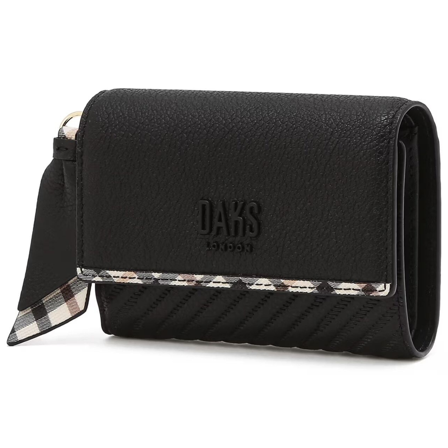 [국내백화점]  닥스 여성 버킹엄 블랙 소가죽 3단 반지갑 브랜드 선물 180,560원