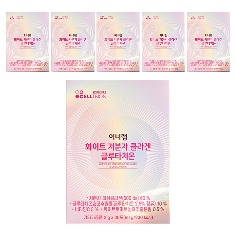 이너랩 화이트 저분자 콜라겐 글루타치온, 60g, 6개 66,900원
