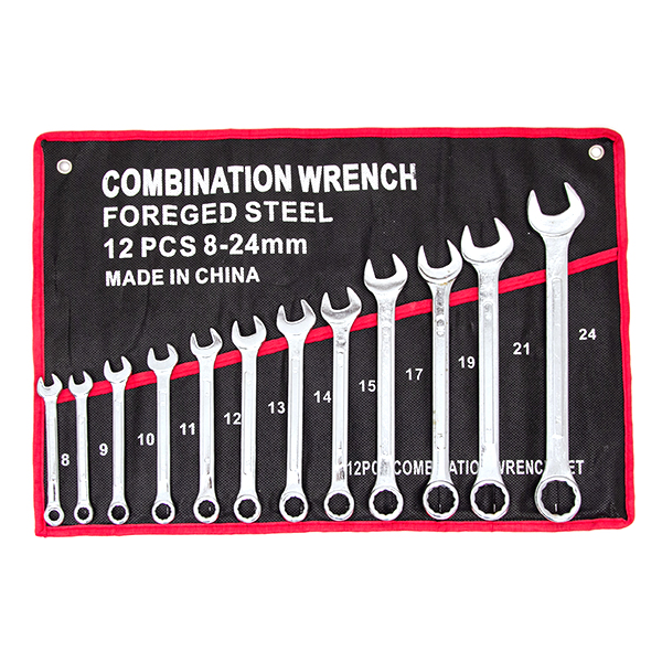 ZIO-BIZ 스패너 렌치 세트 12pcs / 오픈렌치 육각렌치 콤비렌치 스패너 깔깔이 양면 양구 렌치 기어렌치 수공구 17,500원