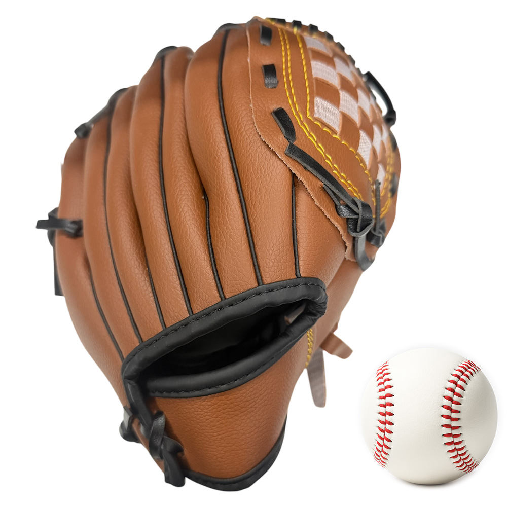 투센 야구 캐치볼 우투 글러브 + 안전야구공, 1개, 브라운 15,900원