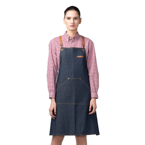 럭스데님앞치마 (다크블루) - 서스펜더 포함, 1개 47,000원