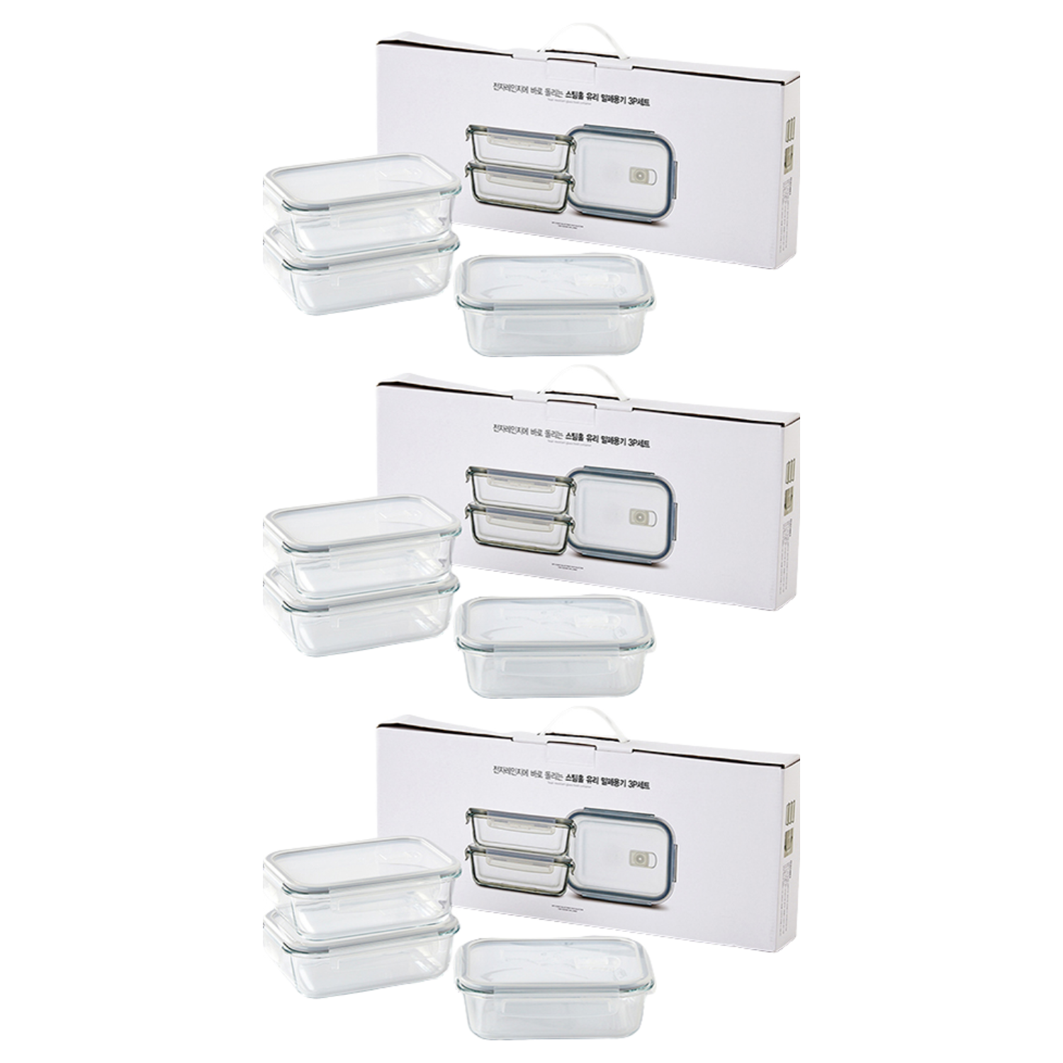 모던하우스 전자레인지에 바로 돌리는 스팀홀 유리밀폐용기 73,500원