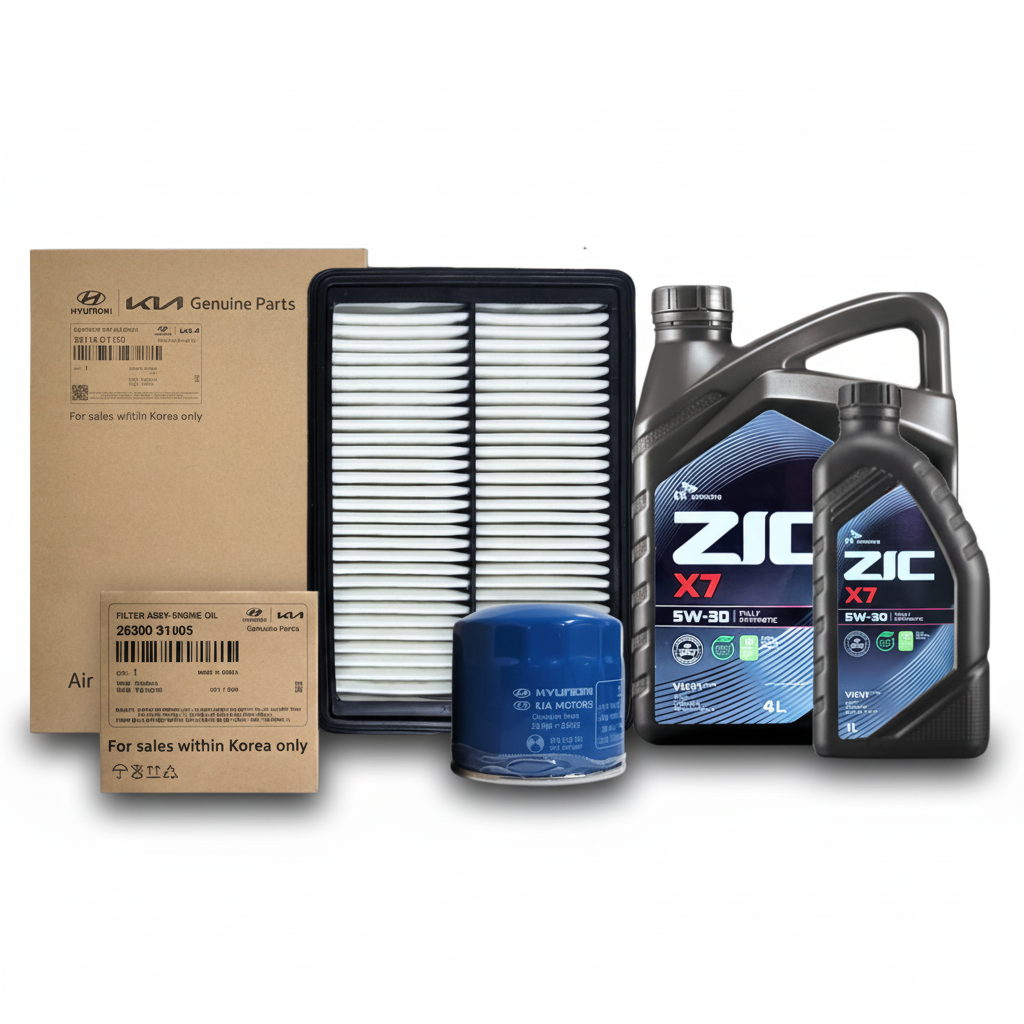 그랜저 IG (16-19년식) 2.4 가솔린 순정필터+지크오일 5W30 3종, 1개 75,260원