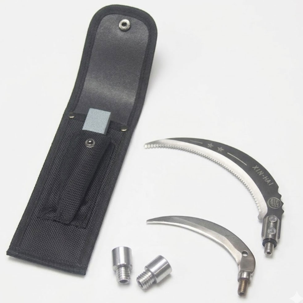 수초칼 풀세트 낚시 수초대 연결용 대물꾼 수초꾼 톱날 아세아 동명 수초제거용, 1개, 수초칼 풀세트 16,500원