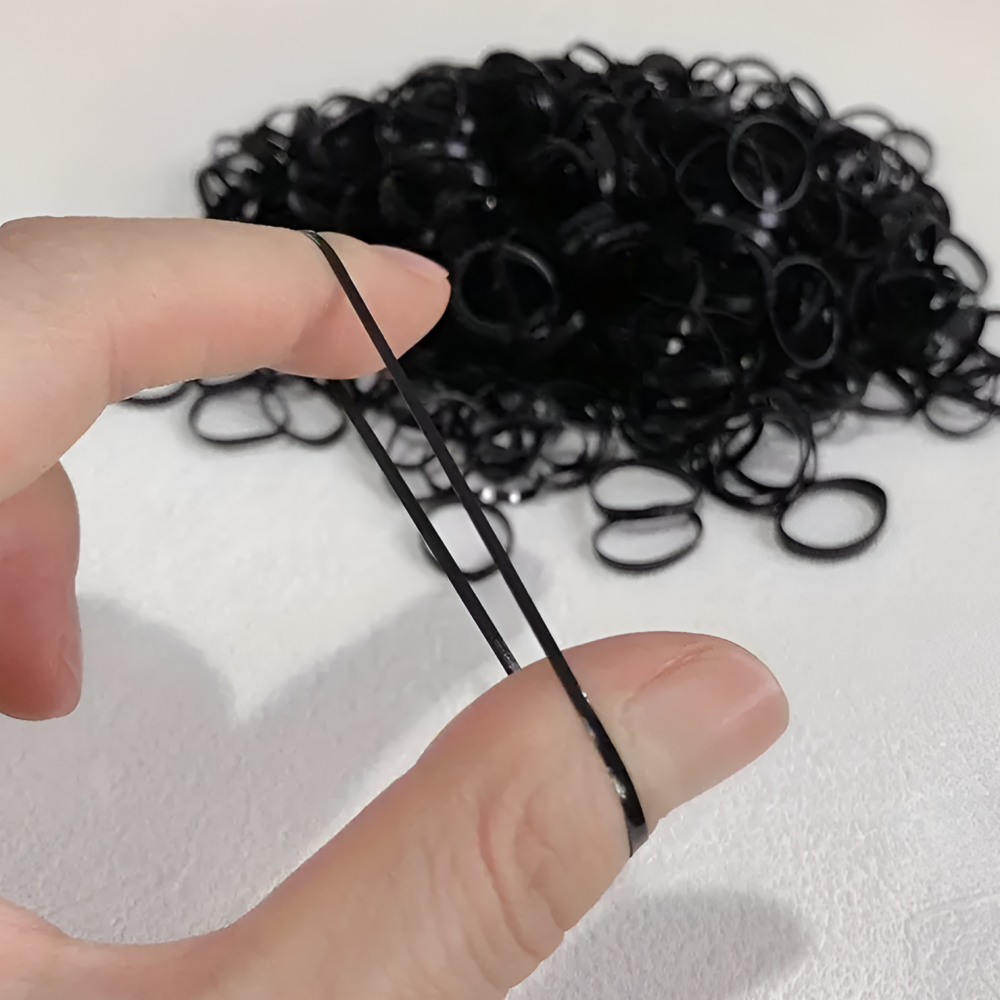 모드리움 고탄력 검정 머리 고무줄 머리끈 4,900원