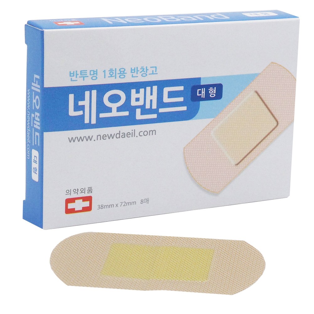 뉴바이오제약 네오 일회용 밴드 730원