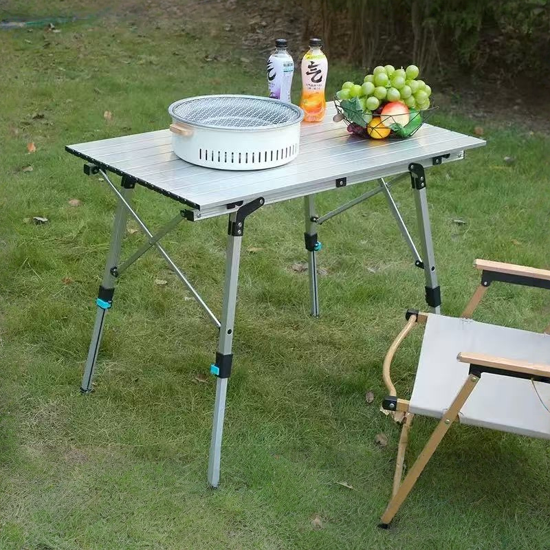 아웃도어 알루미늄 접이식 높이조절 캠핑롤테이블 노점 영업용 휴대용 캠핑테이블 70,590원