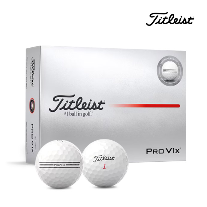 타이틀리스트 2025 Pro V1 Pro V1x 얼라인먼트 골프공 3피스 아쿠쉬네트코리아 정품 73,000원