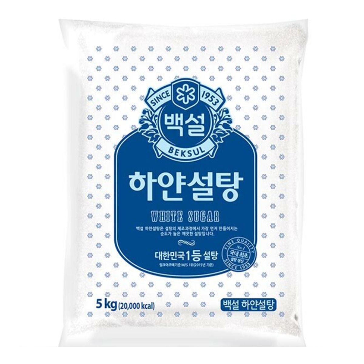백설 하얀설탕, 5kg, 1개 11,830원