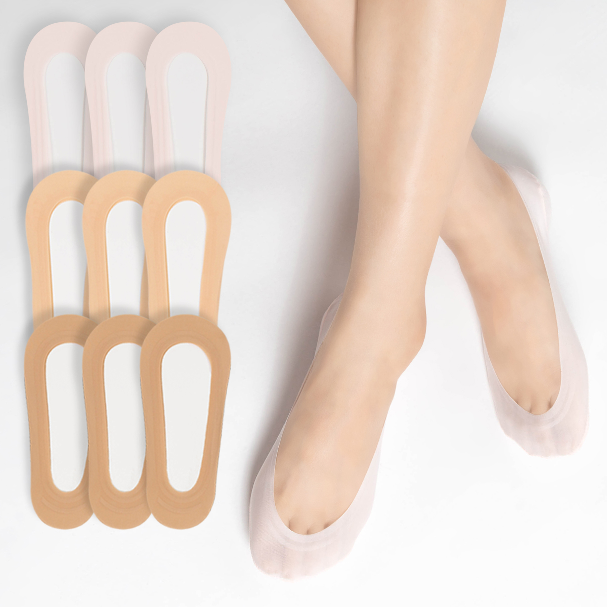 시너싹스 여성용 전체실리콘 논슬립 쿨 덧신 9켤레 8,450원