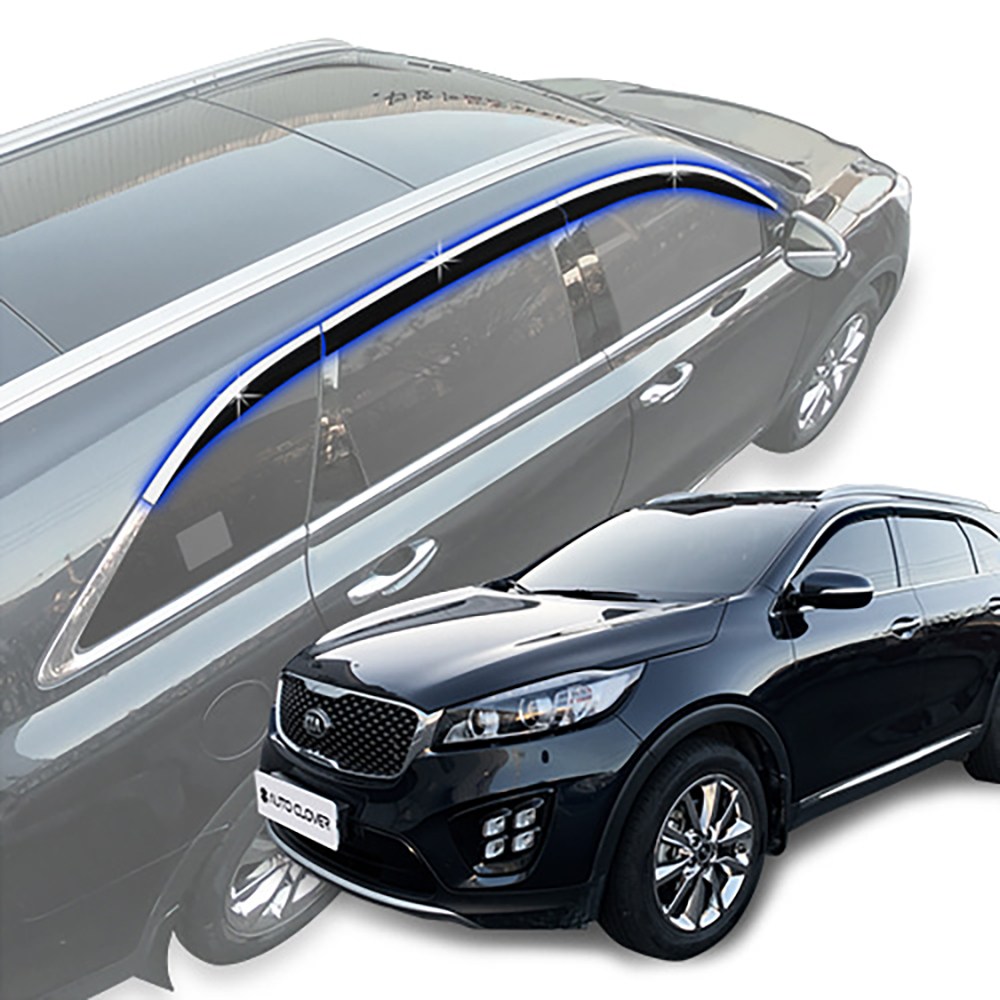 오토크로바 올뉴쏘렌토 전용 블랙다이아몬드 도어 바이저 6P 2014~2019 88,800원