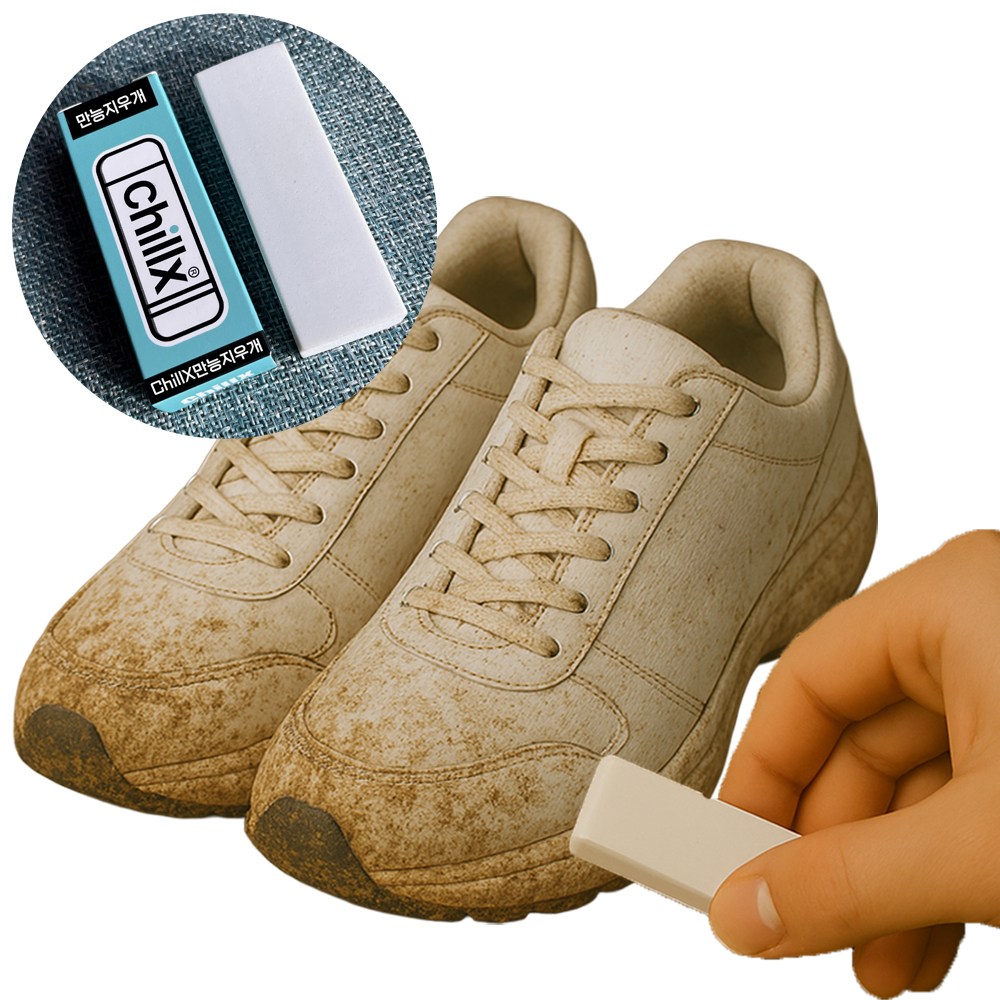 ChillX 세무 스웨이드 신발 얼룩제거 지우개, 2개, 화이트 79,800원