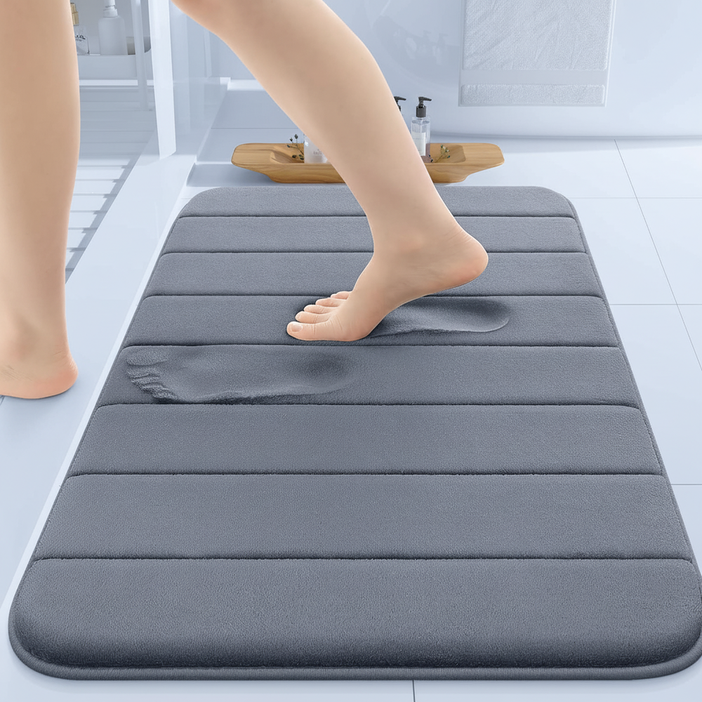 처리스홈 빨아쓰는 메모리폼 발매트 미끄럼방지 물흡수, 그레이 11,900원