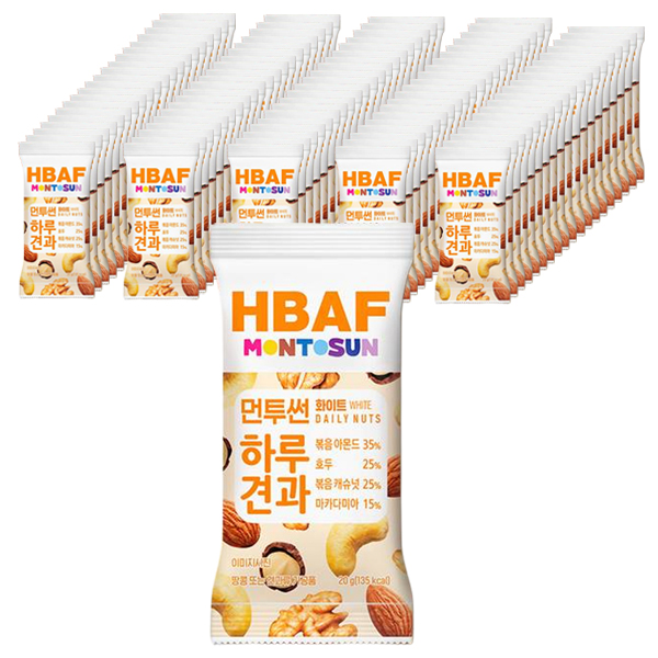 바프 먼투썬 하루견과 화이트 세트 57,900원