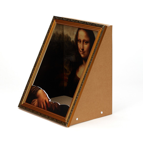 고양이 숨숨집 하우스 스크래쳐 명화액자 프레임 4D DIY 유화 모나리자 오브제 15,900원