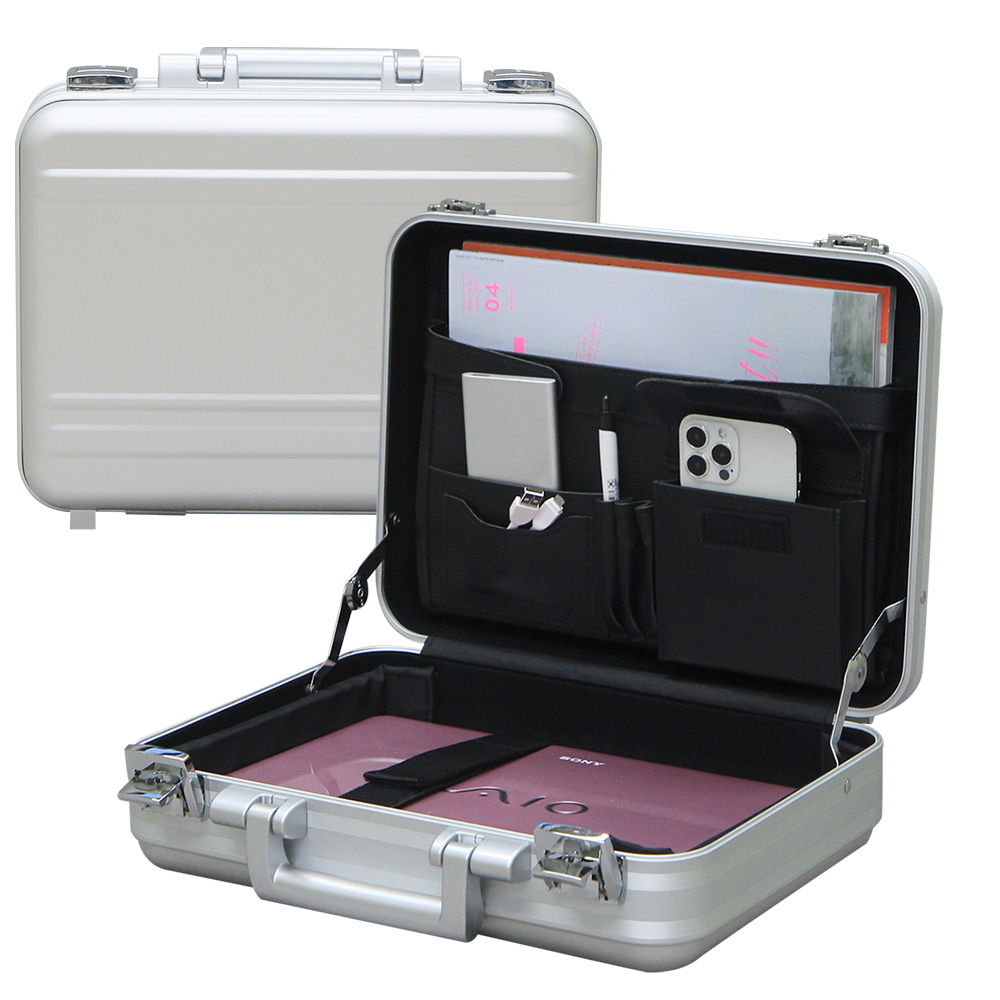 가방몰 GMT8011-115 실버 14인치 ALL알루미늄케이스 서류가방 노트북수납 알루미늄하드케이스 118,440원