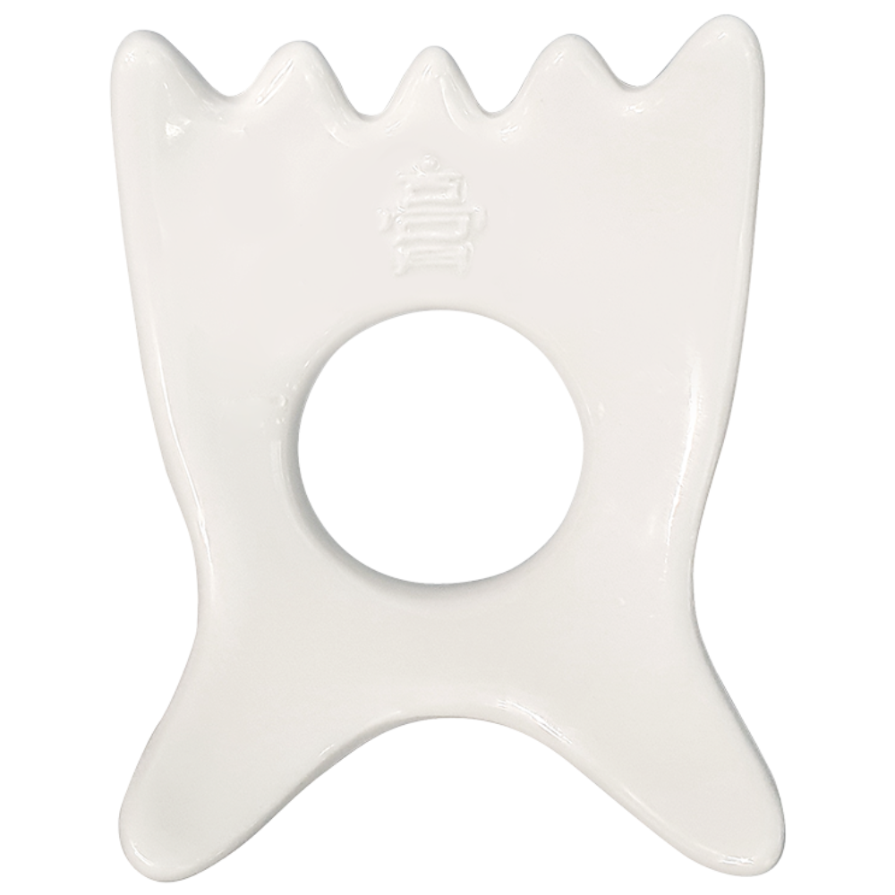 코스메쉐프 달팽이 세라믹 괄사, 1개, 화이트 41,500원