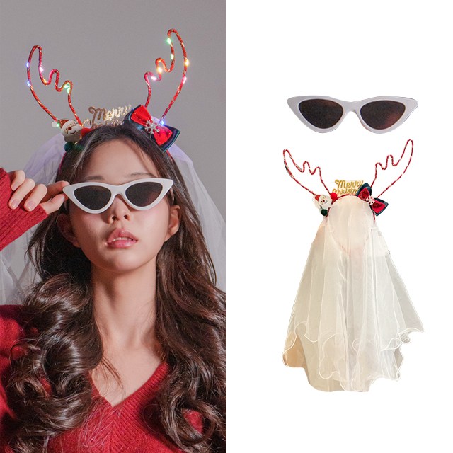 말랑마쥬 인싸템 파티 놀이동산 머리띠 픽셀선글라스세트 할로윈 연말파티 인생네컷 12,040원