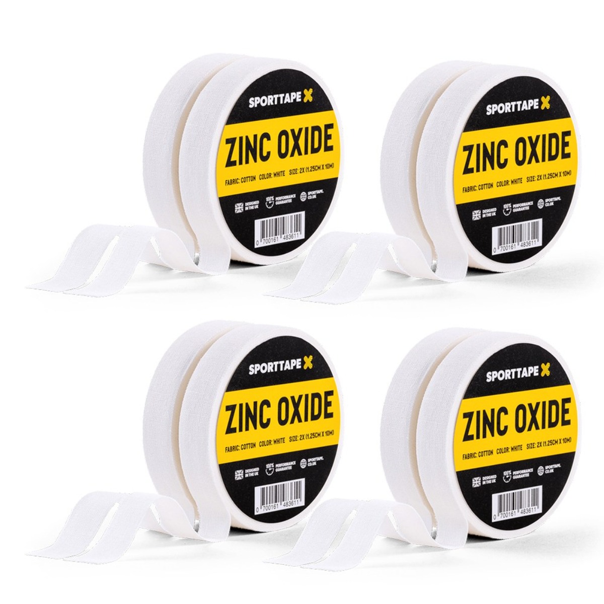 스포테이프 손가락 테이핑 Zinc Oixde 1.25cm x 10m (2롤) 주짓수 유도 배구 골프 볼링 골키퍼 클라이밍 파워리프팅 역도 테이프 21,000원