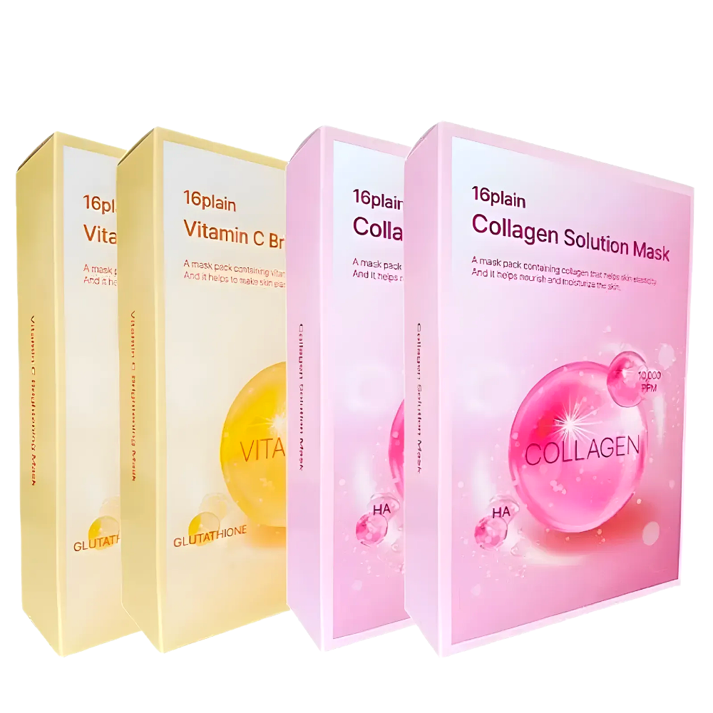 코랜스 플레인 마스크팩 40매<콜라겐 20매+ 비타민C 20매>, 4개, 10개입 25,200원