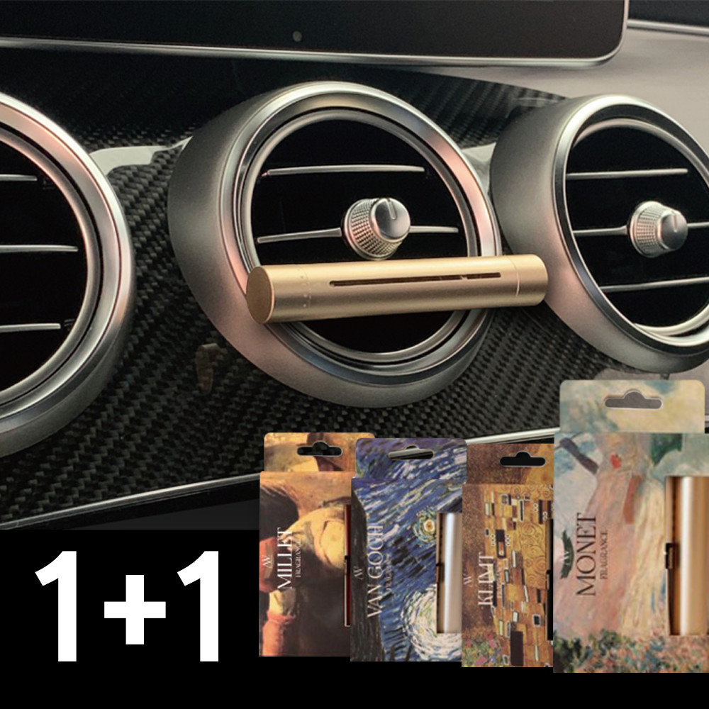 1+1 차량용 송풍구 방향제 자연 커피 향 고급 선물 편백 피톤치드 라벤더 블랙체리 다우니, 2개 22,500원