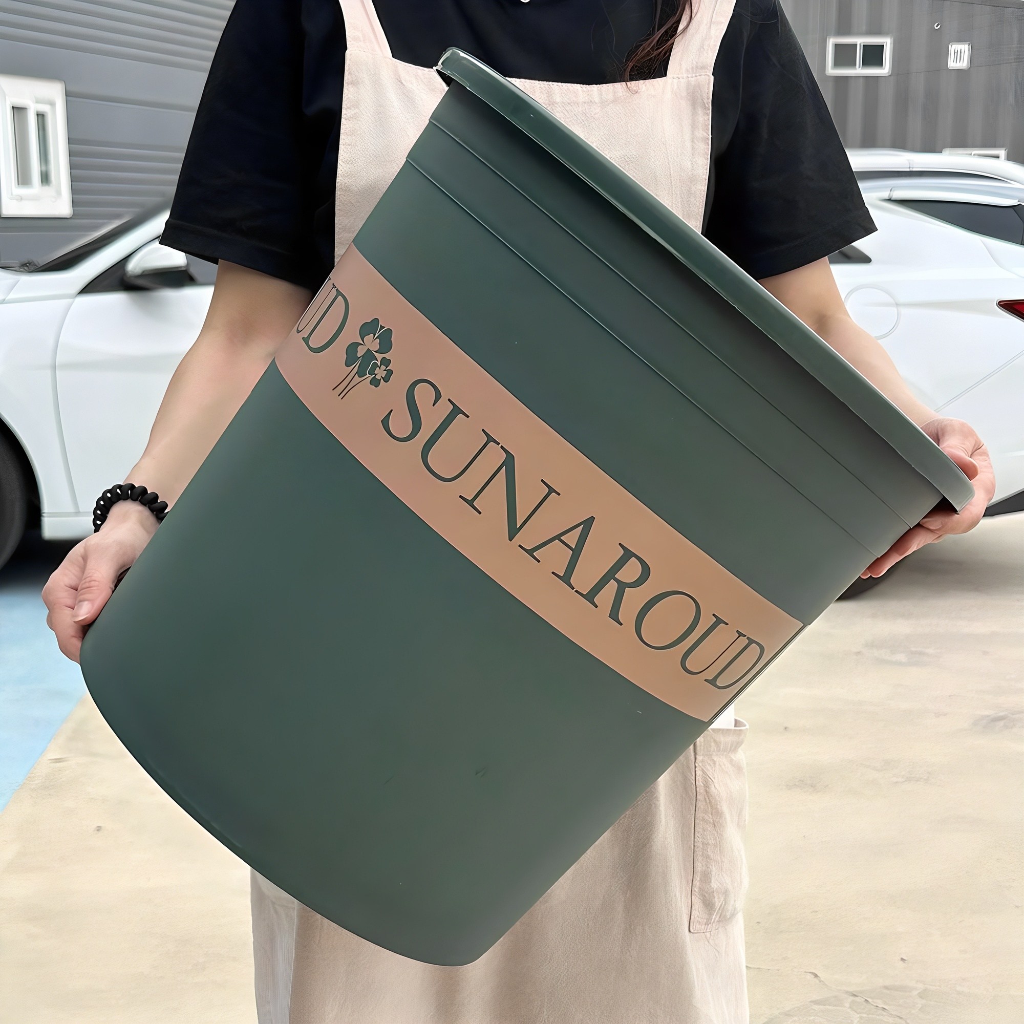 (코어무역) 대형화분 플라스틱 화분 분갈이 인테리어 가드닝 원예 베란다 텃밭 모스그린 특대형 (6호 7호) 택1 5,600원