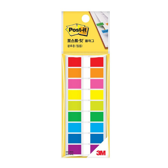 쓰리엠 포스트잇 플래그 분류용 필름 9색견출 683-9KN, 1개입, 12개 31,600원